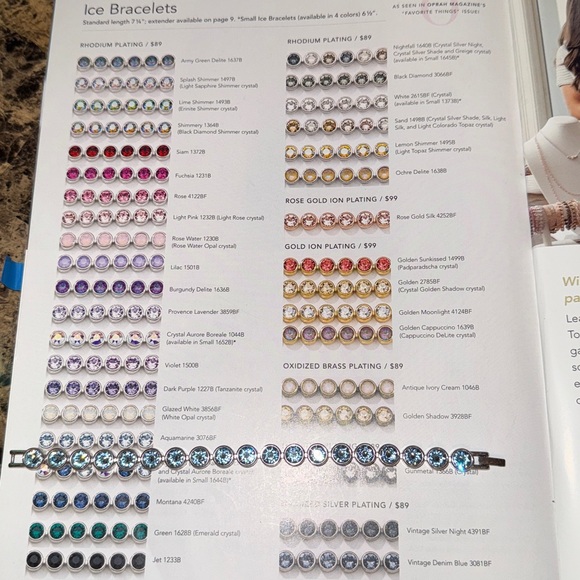 Touchstone Crystal Silver Ice Bracelet Aquamarine 3076BF - Picture 2 of 10